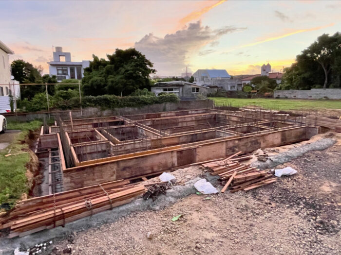 沖縄家づくり　基礎型枠